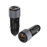 36W Dual USB Ports Fast Car charger with type-c to c cable|C510Q - Image 5