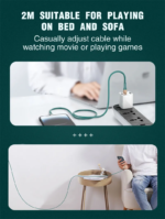 LS632 | 30W Classic PVC USB3.0 Data Cable USB To  Lightning Cable | 2m - Image 4