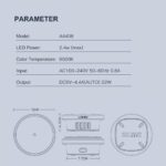 LDNIO A4406 Desktop Home Charger Mobile Phone Charger With LED Light Used As Night Light For - Image 14