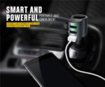 3-In-1 Car Charger With Lighter |CM11 with Lightning cable - Image 4