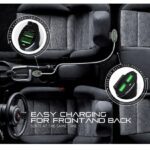 LDNIO Car Charger C502 Fast charge (5.1A) with 4 Ports USB With Extension Cable - Image 5