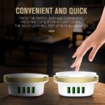 LDNIO A4406 Desktop Home Charger Mobile Phone Charger With LED Light Used As Night Light For - Image 3