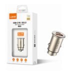 C506Q - 30W ULTRA Mini Zinc Alloy Shell Car Charger With micro Cable