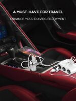 C504 2 USB QC3.0 3 Socket Adapter Car Charger 36W - Image 5