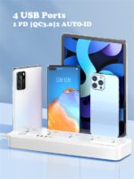 SC5415 LDNIO 20W PD 5 Universal Outlets With 4 USB Extension Socket PD 20W Fast Charging Power Strips - Image 6