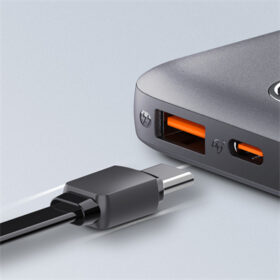 ⁦بنك طاقة بشاشة عرض رقمية LED فائق النحافة 10000 مللي أمبير في الساعة PQ10⁩ - الصورة ⁦6⁩