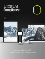 ⁦C2| شاحن سيارة معدن من بقدرة ٣٦ وات مع شاشة LED تعرض لك نسبة وقوة البطارية⁩ - الصورة ⁦4⁩