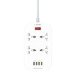 LDNIO SC4407 4Power Socket + QC 18w 4usb Defender Series - Image 2