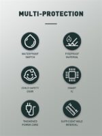 LDNIO SC4407 4Power Socket + QC 18w 4usb Defender Series - Image 6