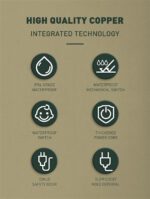 SC4408 | 4 AC Outlets Universal Power Strip Overload Protector Electric Extension - Image 8