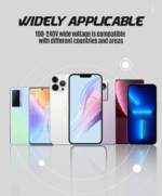 ⁦AW004-شاحن ديسك توب لدنيو لاسلكي15وات، 4 منافذ للشحن السريع 32وات⁩ - الصورة ⁦7⁩