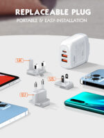 A3511Q | 65W GaN Super Fast Charger High Quality EU Plug Travel Charger Dual USB Port & 1 Type-C Port 65W - Image 12