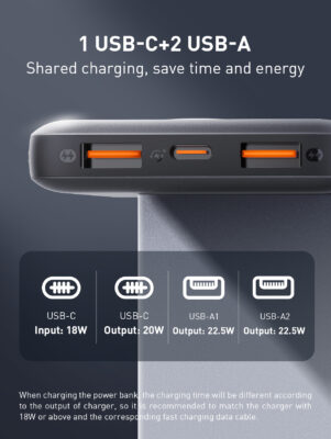 ⁦بنك طاقة بشاشة عرض رقمية LED فائق النحافة 10000 مللي أمبير في الساعة PQ10⁩ - الصورة ⁦11⁩