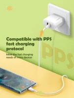 A2526C LDNIO| 45W Dual USB QC4.0 Super Fast Charger with cable type-C - Image 6