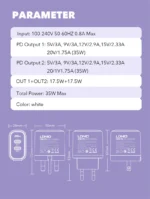 A2528C | 35W Dual USB-C Fast Charger - Image 12