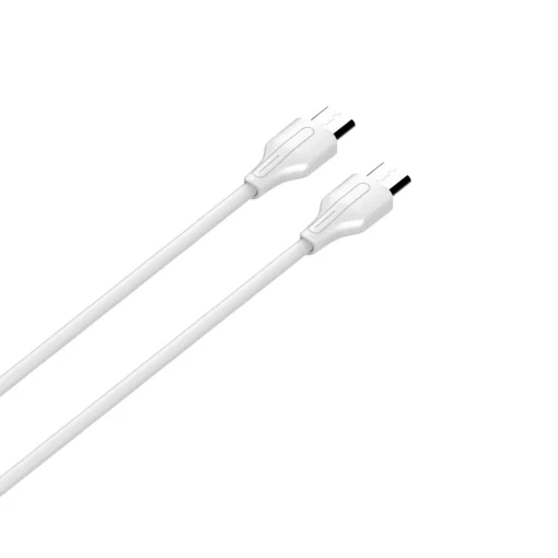 LC122-C LDNIO Fast Charging Cable Type-C TO Type-C 2Meters 65W White - Image 2