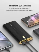 PQ1010 10000mAh Power Bank With PD Port + QC3.0 18W Super Dast Charging Station - Image 10