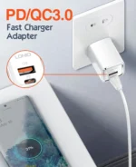A2317C - Wall charger 30W PD/QC Fast Charger with Type-C Cable - Image 4