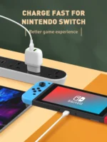 ⁦LC122-C لدنيو كابل شحن سريع من النوع C إلى النوع C بطول 2 متر 65 وات أبيض⁩ - الصورة ⁦9⁩