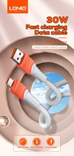 LS601- 30W Fast Charging Multi USB3.0 Data Cable USB To Type-C - Image 5
