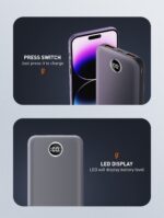 PQ10| 10000mAh Ultra Slim Led Digital Display Power Bank - Image 14