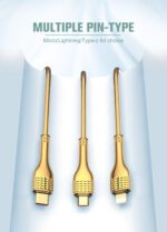 LS651-30W Woven Aluminum Foil USB3.0 Data Cable Type C - Image 8