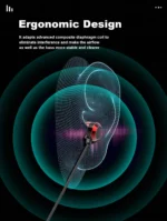 HP02 LDNIO In-Ear Wired Earphone with Controller Headphone - Image 4