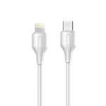 ⁦LC122-I كابل شحن من لدنيو من نوع C إلى Lightning طول 2 متر 30 وات أبيض⁩ - الصورة ⁦13⁩