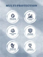 SC5415 LDNIO 20W PD 5 Universal Outlets With 4 USB Extension Socket PD 20W Fast Charging Power Strips - Image 18