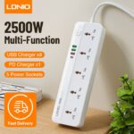 SC5415 LDNIO 20W PD 5 Universal Outlets With 4 USB Extension Socket PD 20W Fast Charging Power Strips - Image 9