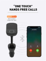 C705Q LDNIO | 45W Car charger bluetooth 5.0 player with USB To lightning Cable - Image 3