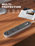 SC3301 LDNIO | 3 AC Outlets Universal Power Strip 3 Port + 3 USB - Image 6