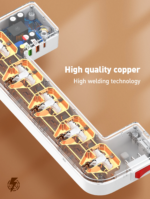 SN5310W LDNIO|15W Wireless Smart Power Strip 2 M Cord Extension Socket with PD/QC/AUTO-ID ports - Image 8