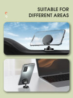 ⁦MG08 لدنيو | حامل تليفون للعربية او المكتب مغناطيسي قابل للدوران بزاوية 360 درجة⁩ - الصورة ⁦4⁩