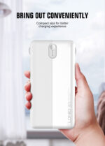 PQ13 LDNIO | 10000mAh Power Bank with Built-in Cables - 22.5W MAX | White - Image 6