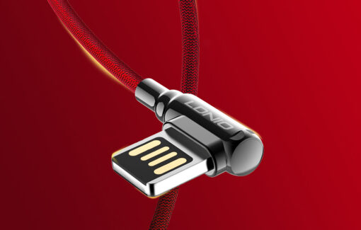 ⁦LS562 | لدنيو كابل شحن يو اس بي إلى نوع لايتج ايفون 2.4A بطول 2 متر⁩ - الصورة ⁦6⁩