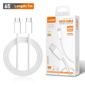 LC901C | LDNIO 65W type C to C 1M Fast Charging Data Cable for 15 Pro Max - Image 12