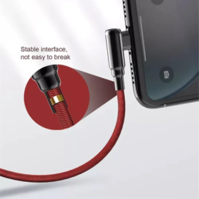 ⁦LS562 | لدنيو كابل شحن يو اس بي إلى نوع لايتج ايفون 2.4A بطول 2 متر⁩ - الصورة ⁦3⁩