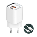 A2317C | Wall charger 30W PD/QC Fast Charger withwith USB-c to lightning Cable