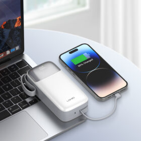 PQ30 | LDNIO 30000mAh Power Bank built-in dual cable 22.5w Fast charging - Image 8