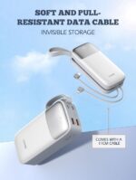 PQ30 | LDNIO 30000mAh Power Bank built-in dual cable 22.5w Fast charging - Image 9