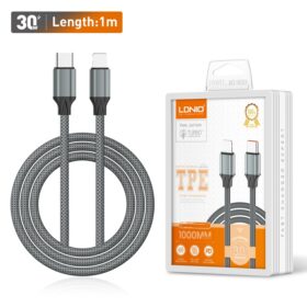 LC441i |LDNIO Original 30W Fast Charging PD QC Usb Data Type C To lightning  Charger Cable For iPhone 1M - Image 4