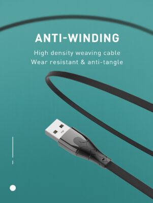 ⁦LS582 | لدنيو كابل شحن 2.4 أمبير يو اس بي الى لايتنج ايفون 2 متر⁩ - الصورة ⁦7⁩