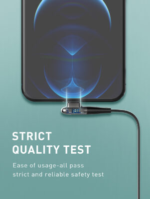 ⁦LS582 | لدنيو كابل شحن 2.4 أمبير يو اس بي الى تايب سي 2 متر⁩ - الصورة ⁦3⁩