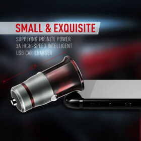 ⁦C304Q | شاحن سيارة لدنيو سريع بمنفذ USB، بقوة 18 وات مع كبل شحن تايب سي⁩ - الصورة ⁦10⁩