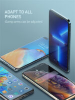 ⁦MG10 | حامل الهاتف الدوار بـ360درجةمقاوم للجاذبية قفل وفتح تلقائي لتعليق الموبايل بالسيارة – لون احمر⁩ - الصورة ⁦8⁩