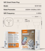 Wi-Fi Smart Power Socket SCW1050 - Image 3