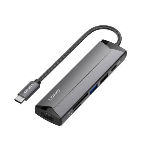 DS-56H LDNIO | PD100W 5 In1 USB-C Multi-function Docking Station Type-c Data Hub For Computer Laptop - Image 2