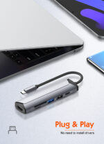 DS-56H LDNIO | PD100W 5 In1 USB-C Multi-function Docking Station Type-c Data Hub For Computer Laptop - Image 17