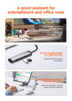 DS-56H LDNIO | PD100W 5 In1 USB-C Multi-function Docking Station Type-c Data Hub For Computer Laptop - Image 15